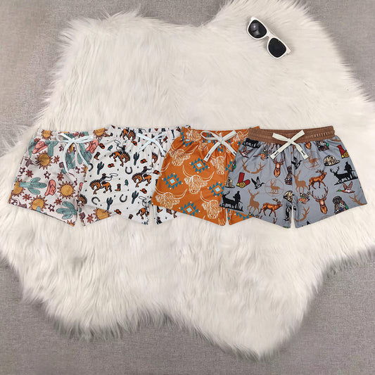 RTS NO MOQ baby boy clothes summer swim trunks