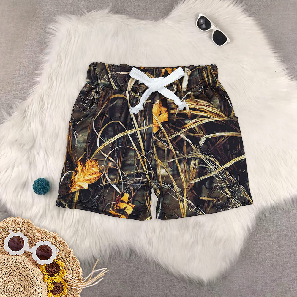 RTS NO MOQ Baby Boys clothes Summer Camouflage Shorts