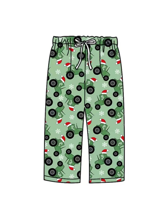 Custom Christmas Tractor summer Adult trousers