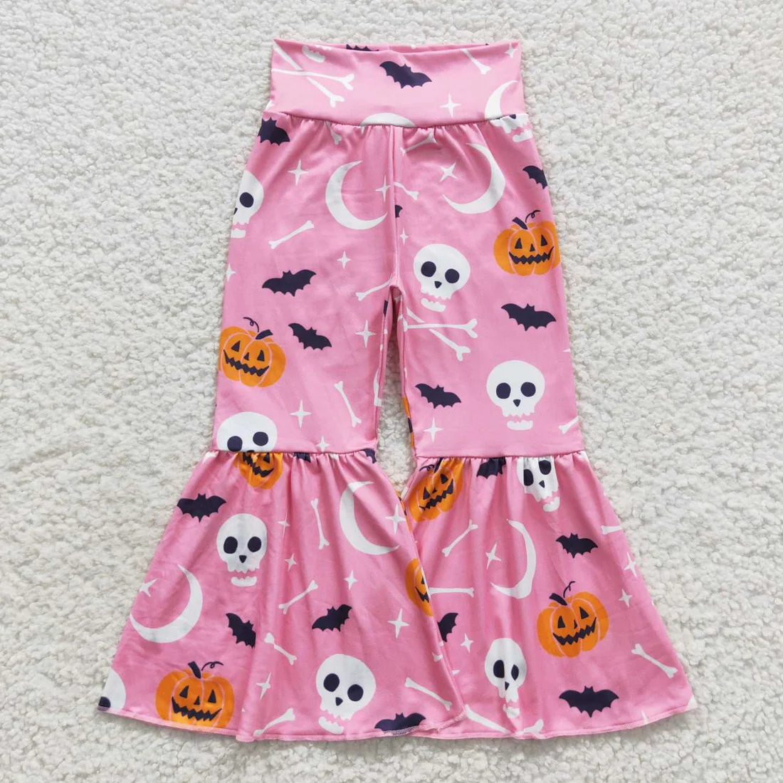 RTS NO MOQ Sibling Baby girls clothes Summer halloween long pants