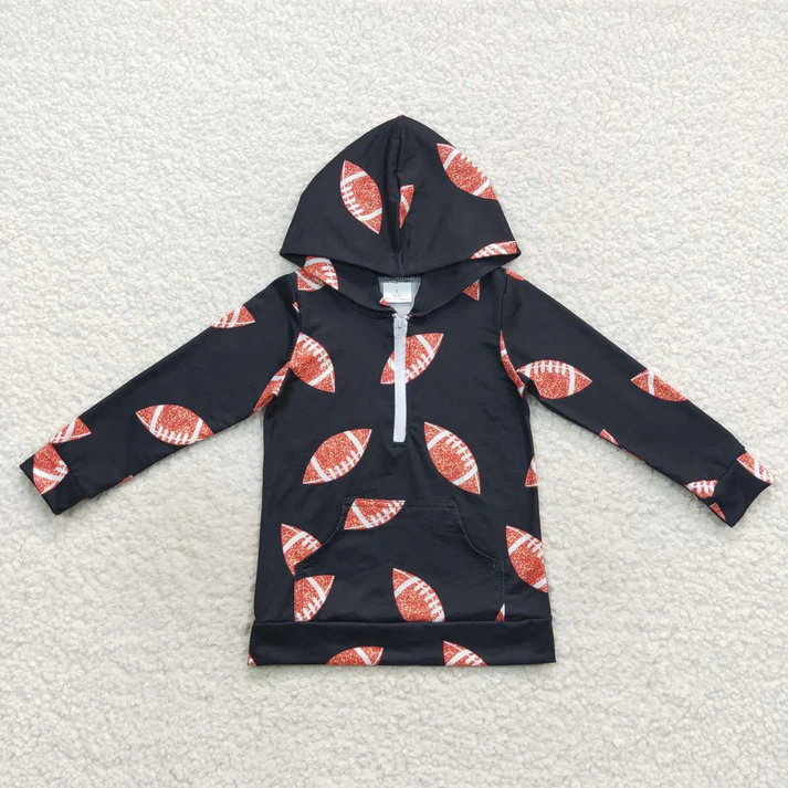 RTS NO MOQ Sibling baby girl boy clothes hooded long-sleeved tops