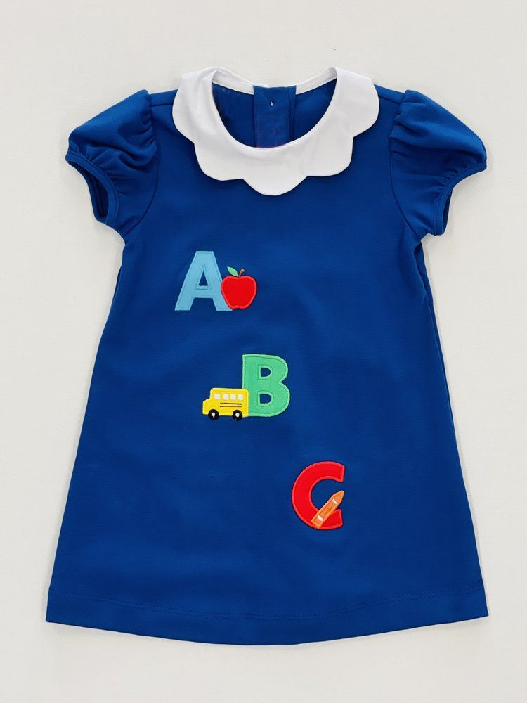 Deadline: May 16 custom no moq eta 5-6weeks GSD0965  ABC SHCHOOL summer dress