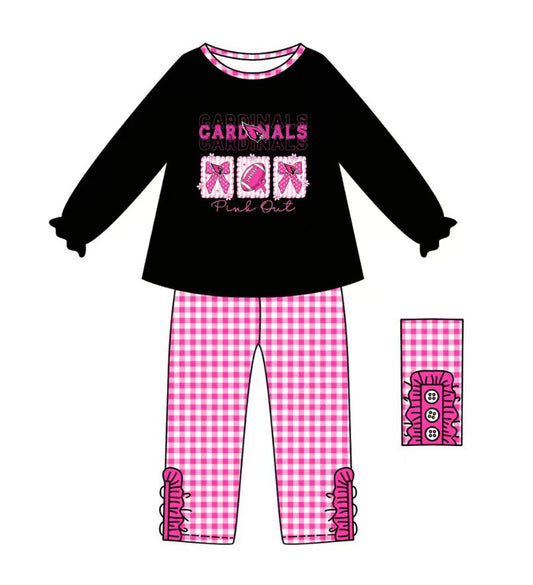 Custom moq 5 mix size eta 6-8weeks baby girl clothes bow black long sleeve pants set -25.9.11