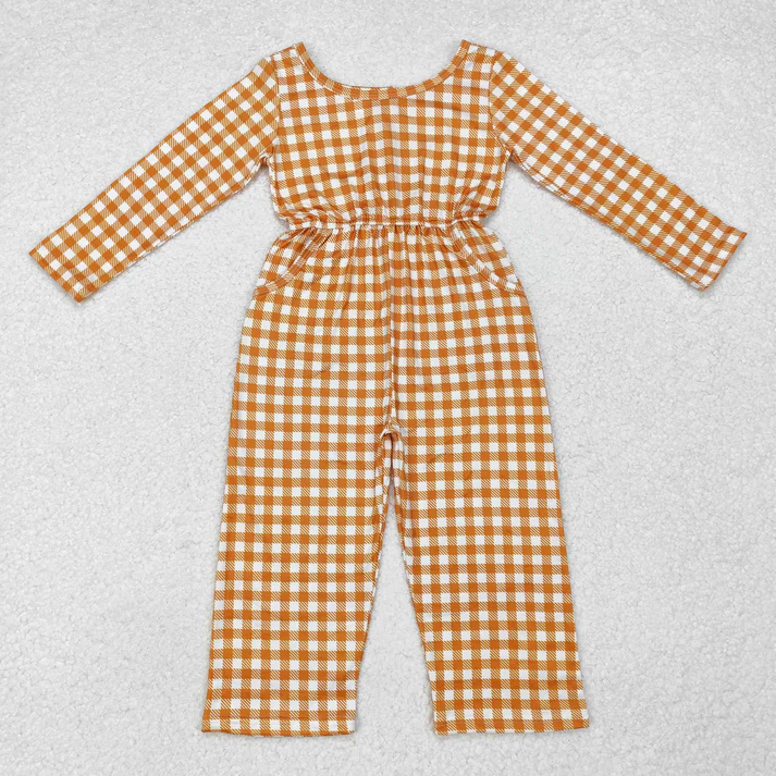 RTS NO MOQ Sibling baby girl clothes matching floral long sleeve jumpsuit 14