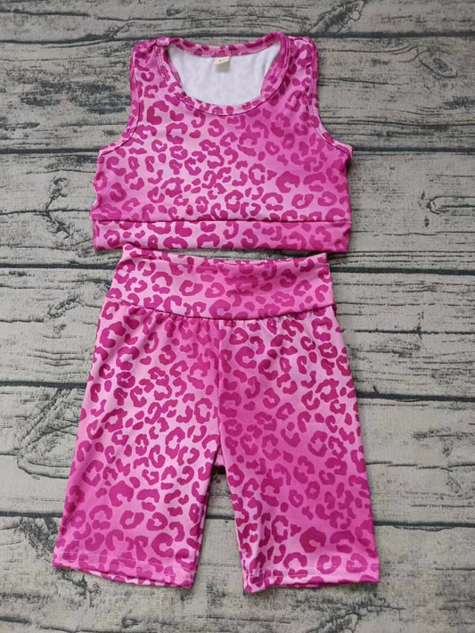 custom moq 5 eta 4-6weeks summer baby girls clothes rose red sleeveless shorts sets
