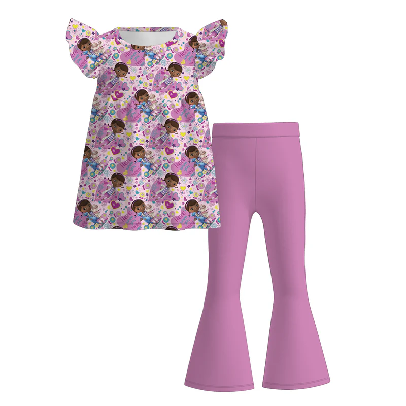 Custom moq 5 each style eta 6-7weeks baby girl clothes summer short sleeve pants sets 1 -25.7.16