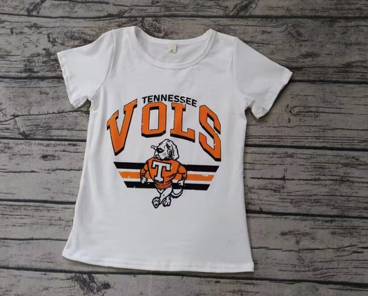 custom moq 3 eta about 4-6 weeks White short-sleeved shirt with "Fitness Puppy"