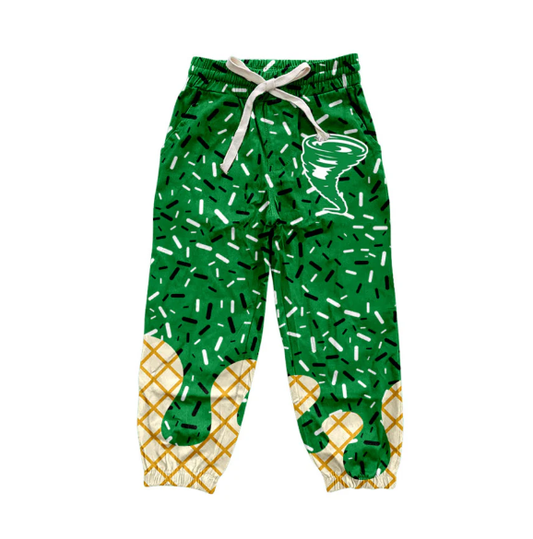 （PRE ORDER ）Deadline  September 7  custom no moq Green Ice Cream Long pants