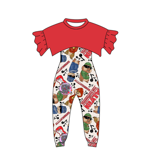 Custom moq 5 mix size milk silk baby girl clothes cartoon short sleeve jumpsuit 2 pcs set