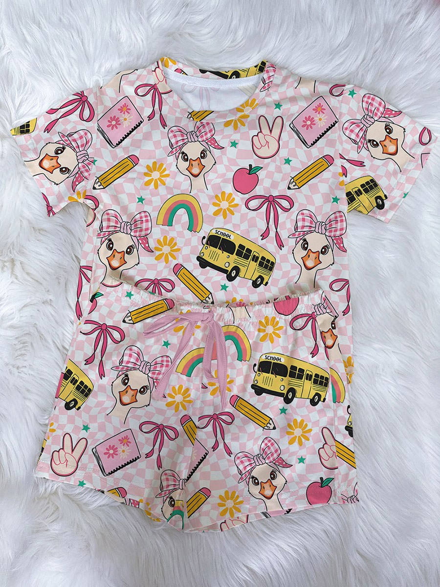 Custom moq 5 each style eta 6-7weeks baby girl clothes short sleeve shorts suits
