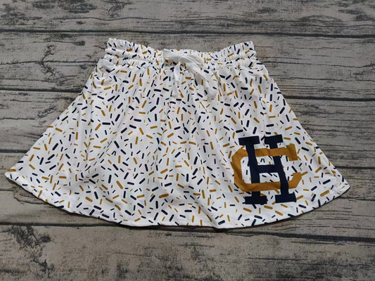 Custom moq 3 eta 6-7weeks team kids clothes girls skirt