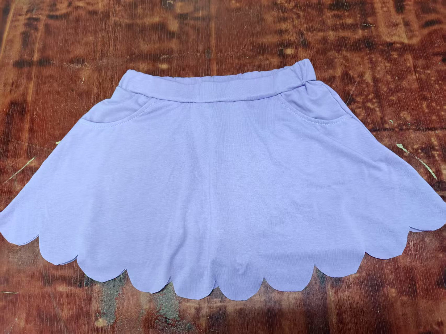 Custom moq 3 eta 6-7weeks baby kids clothes girls cotton purple skirt-25.5.10