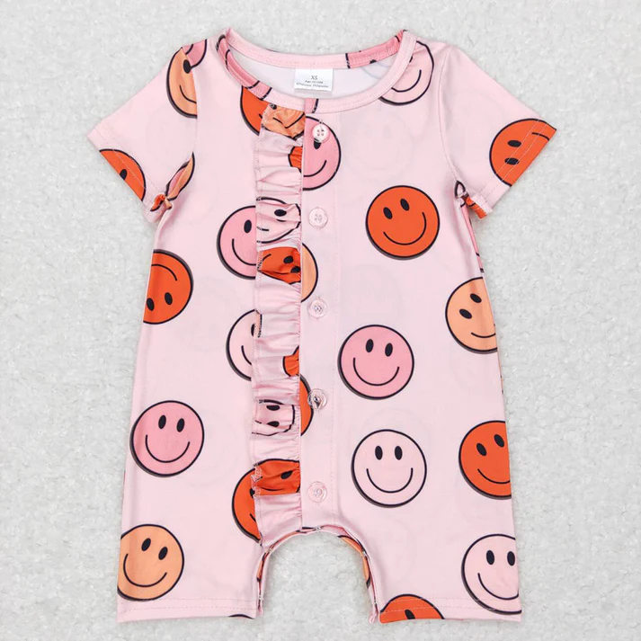 RTS NO MOQ Baby girls clothes Shorts Sleeve Romper Mixed Sizes