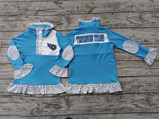 Custom moq 5 mix size milk silk baby boys clothes team blue long sleeve top-25.8.2