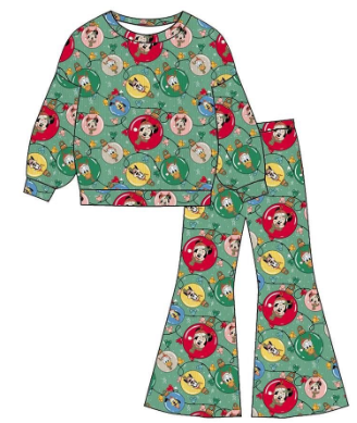 Custom moq 5 mix size milk silk summer baby girl clothes Christmas long sleeve pants sets 4-25.8.15