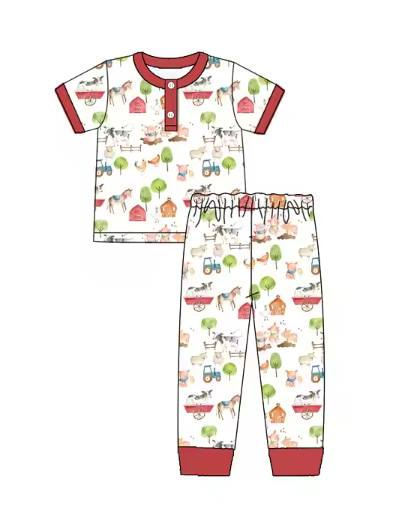 Custom moq 5 each style eta 6-7weeks baby boy clothes short sleeve pants set and rompers-25.7.29