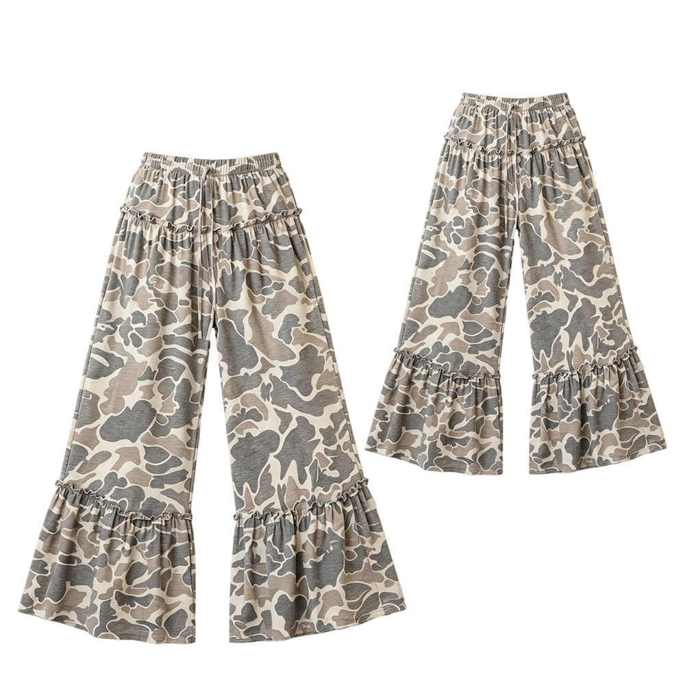 (Preorder new) No moq Yoga Kids And Adult Camouflage Print High Waist Yoga Leggings