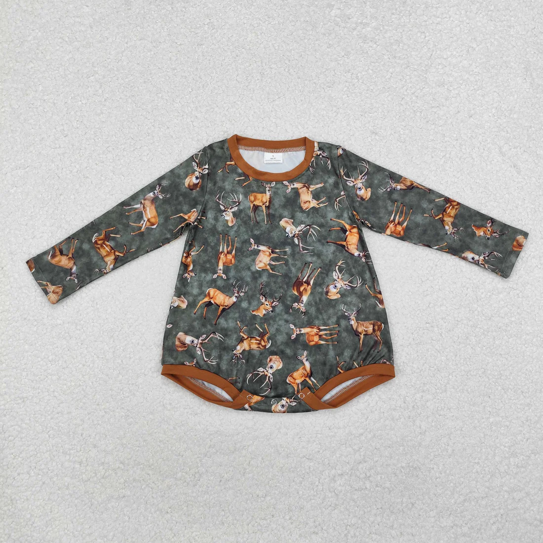 RTS NO MOQ Sibling baby boy girl clothes camouflage duck long-Sleeve rompers