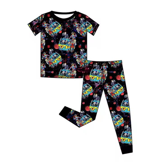 Custom moq 5 each style eta 6-7weeks baby boy clothes short sleeve pants set-25.8.7