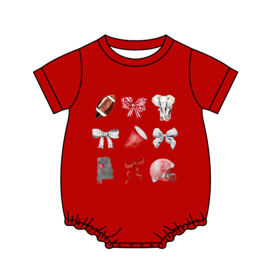 Custom moq 5 each style eta 6-7weeks baby girls summer bubble