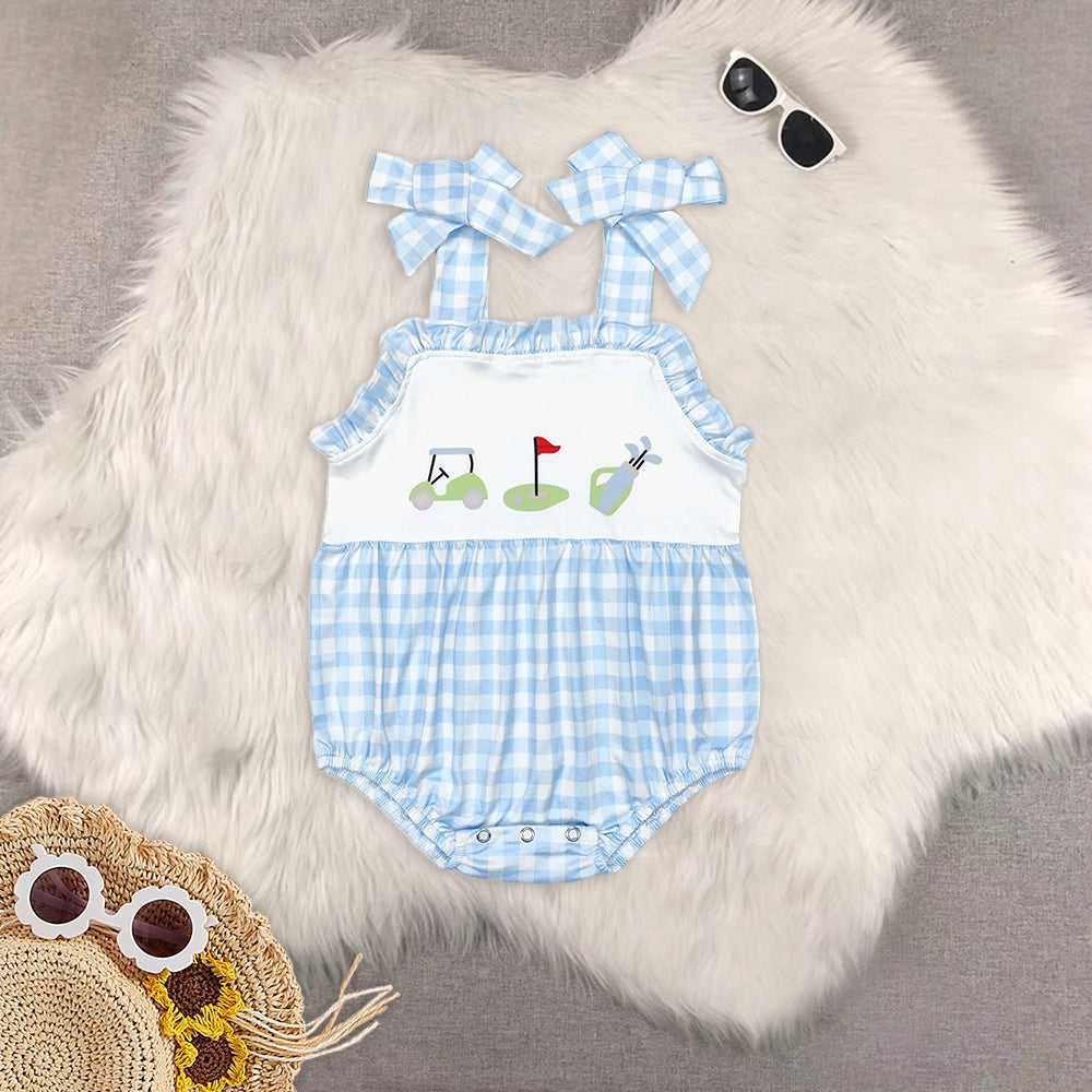 RTS NO MOQ baby girls Clothes short sleeve shorts Sets rompers dress
