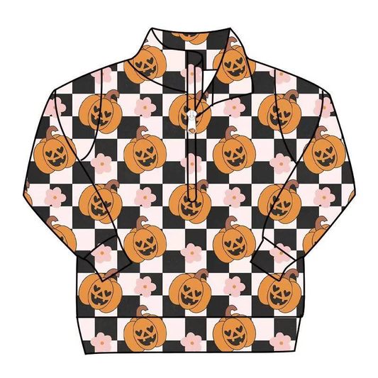 Custom moq 5 each style eta 6-7weeks baby boy clothes pumpkin long sleeve top-25.8.7
