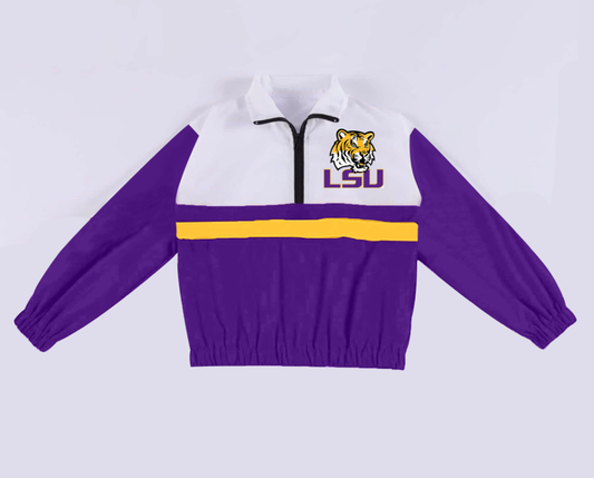 Custom moq 5 mix size milk silk summer teams baby boy clothes purple long sleeve top-25.9.4
