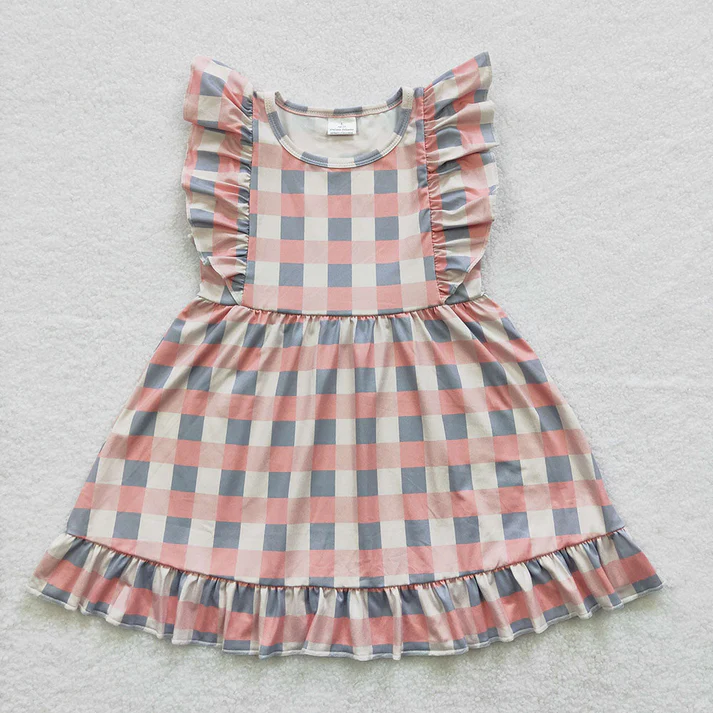 RTS baby girls clothes short Sleeve dress