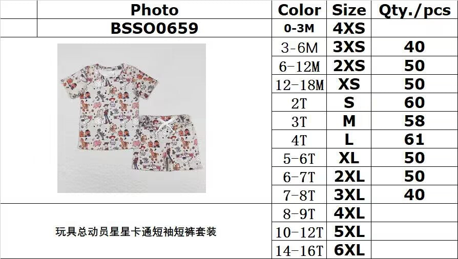 Cute Clothes  BSSO0659 Baby Girls Short Sleeve Shirt Shorts Outfits Clothes Sets