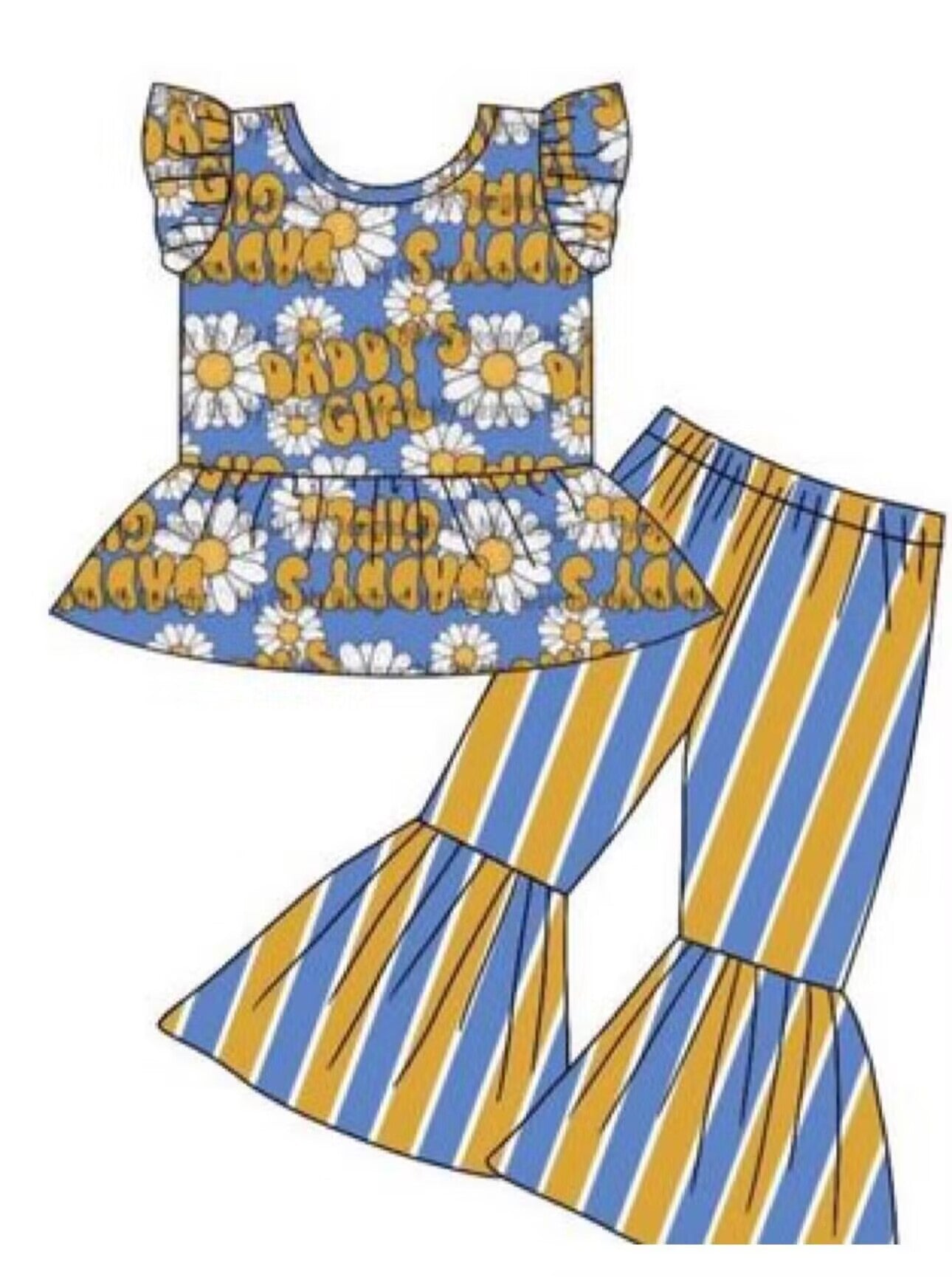 Deadline March 20sunflower stripe suit