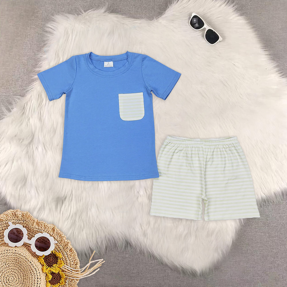 RTS baby girls Boys clothes summer Short Sleeve Shorts sets