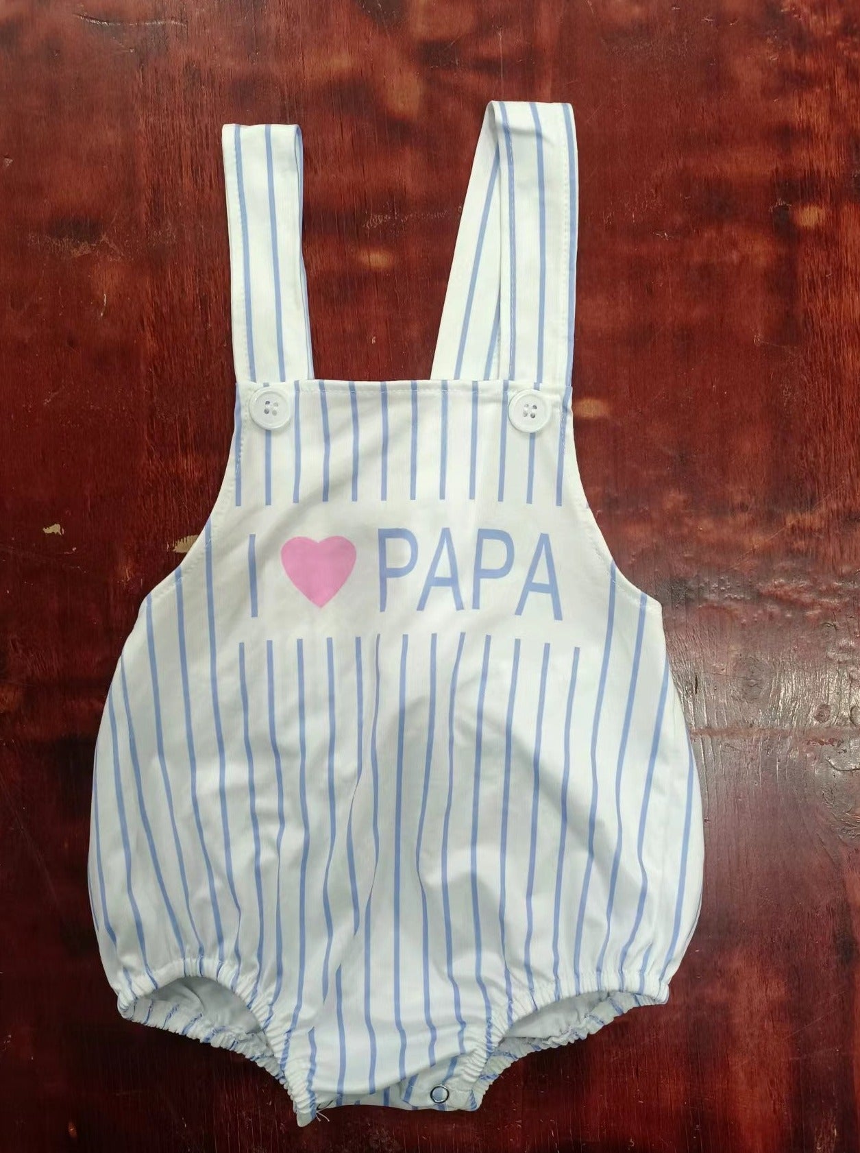 baby boys clothes I LOVE PAPA vest Summer Romper