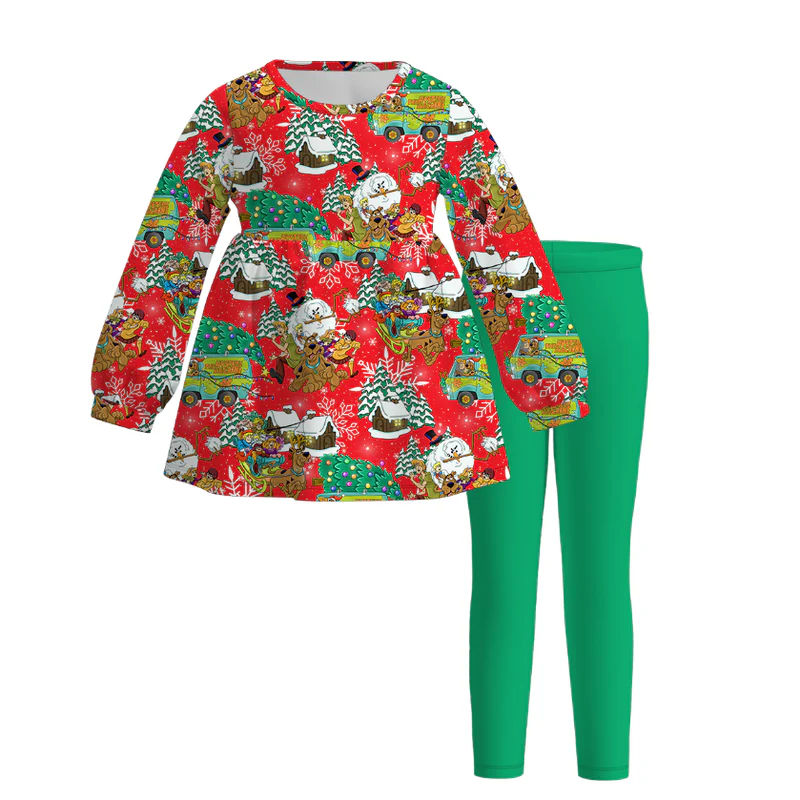 Custom moq 5 each style eta 6-7weeks baby girl clothes long sleeve pants sets 1 and sets 4-25.7.14