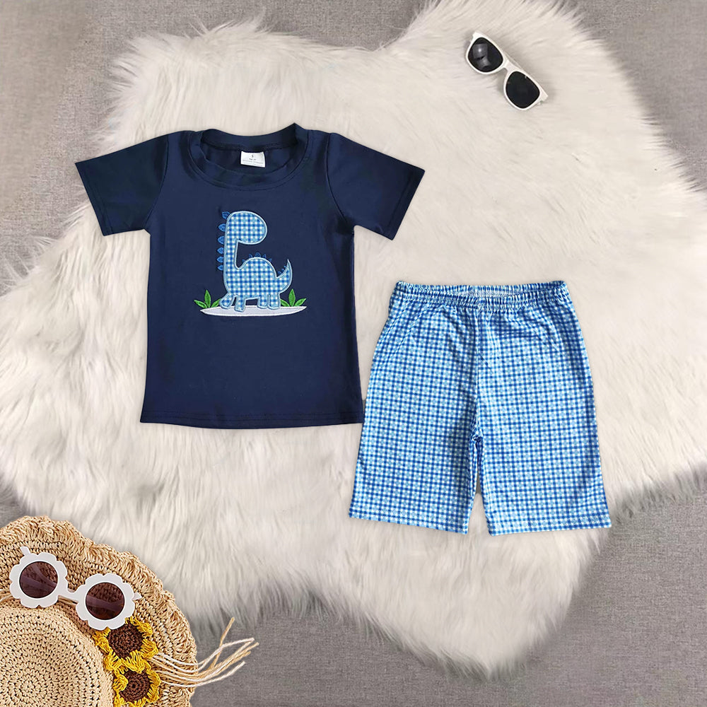 RTS NO MOQ baby Girls Clothes short sleeve shorts Sets