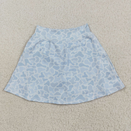RTS NO MOQ（In Stock ) GLK0129 Duck and Puppy Light Camouflage Yoga Skirt