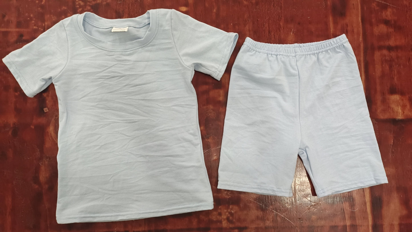 Gray cotton suit