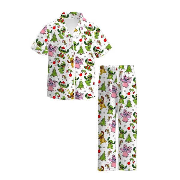 Custom moq 3 eta 7/8week moq 5 eta /4/5week baby girl clothes Christmas short Sleeve pants sets