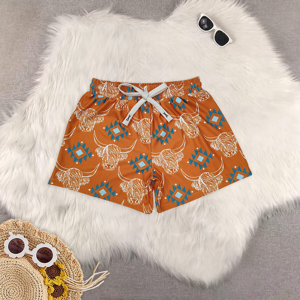 RTS NO MOQ baby boy clothes summer swim trunks