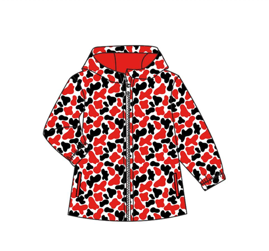 Custom moq 5 mix size milk silk baby girls clothes team brick red hooded long sleeve top-25.8.7