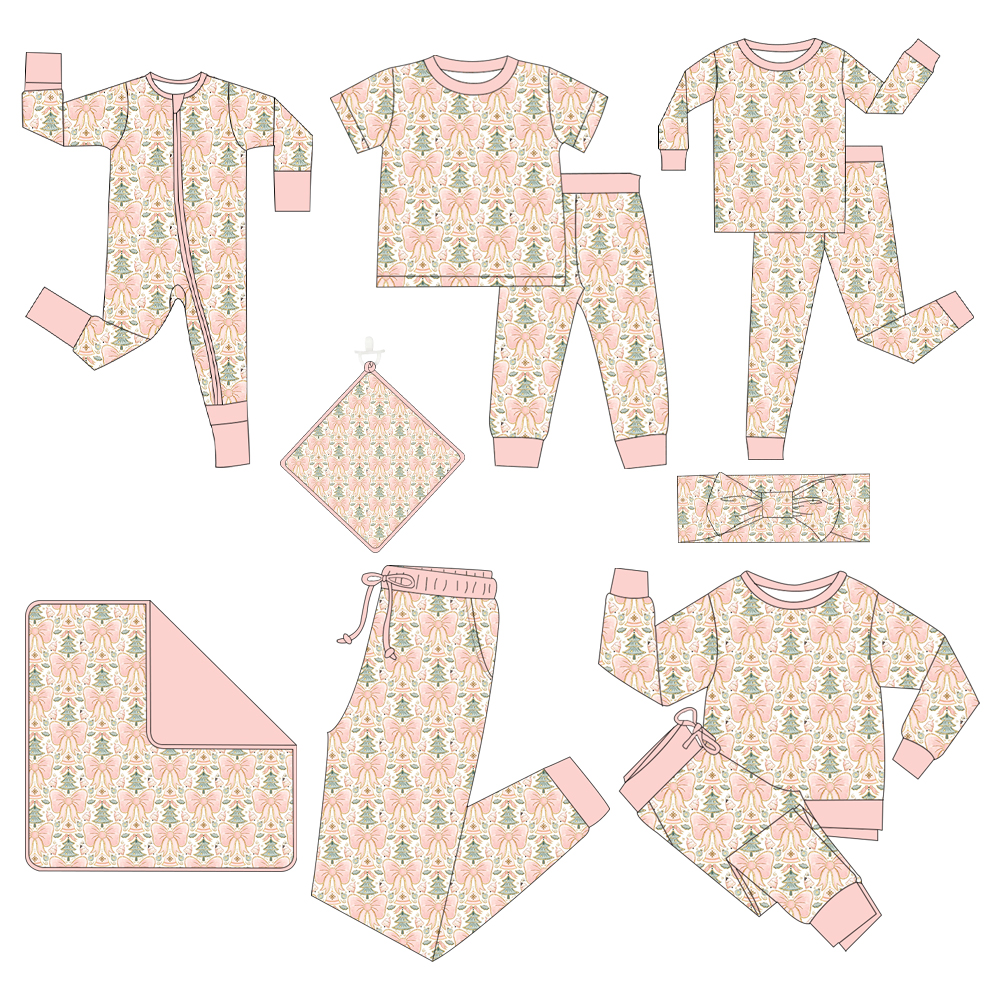 Custom moq 5 each style eta 6-7weeks baby girl clothe long sleeve pant sets 1 and set 2 and short sleeve pants set and pant and romper and blanket-25.7.14