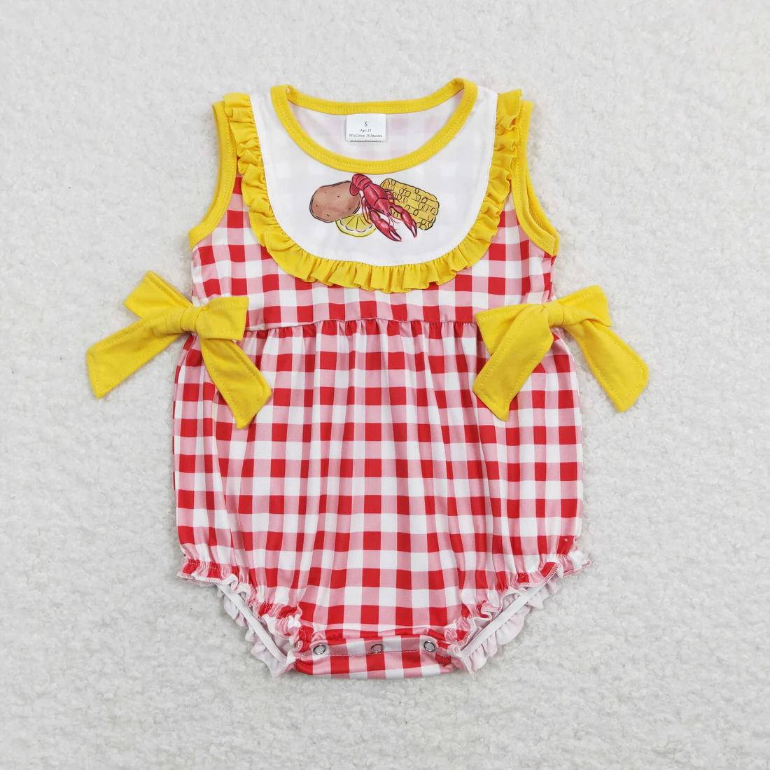 RTS NO MOQ sibling baby girls boys clothes potatoes short sleeve Clothes Sets and rompers