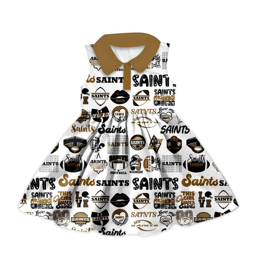 Custom moq 5 mix size milk silk summer teams baby girls clothes team sleeveless dress 1 and dress 5-25.7.12