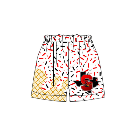 custom moq 3 eta 6-8weeks baby boys clothes team colors summer shorts