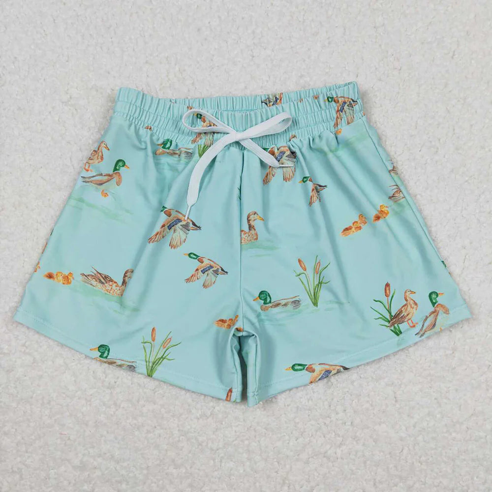 Best Sell RTS Baby Boys Summer Ducks Trunks Swimsuits Swimwear Comfortable Breathable Waterwear for Infants
