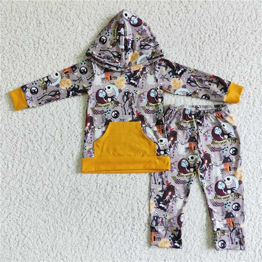 boys clothing cow print long sleeve  baby clothing milk silk with a  hat Halloween Holiday