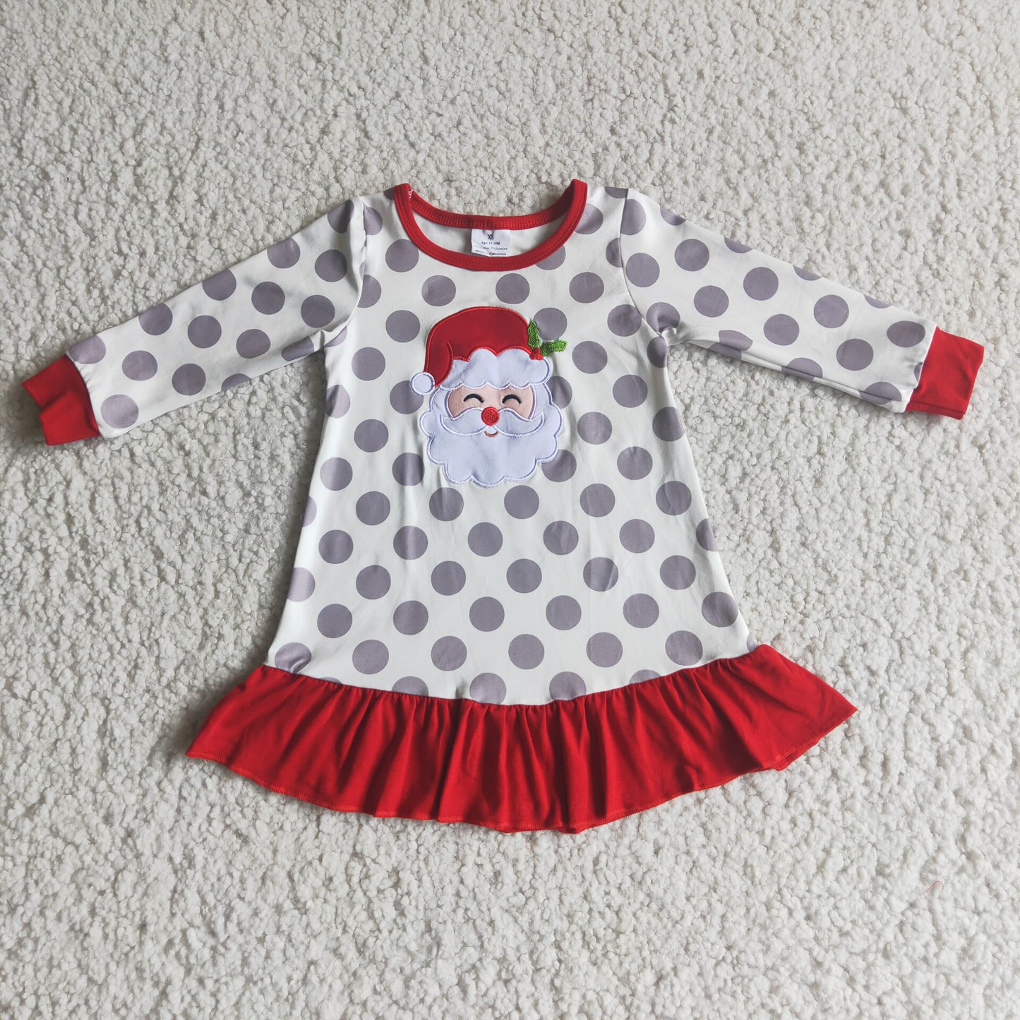 Christmas long sleeve dress