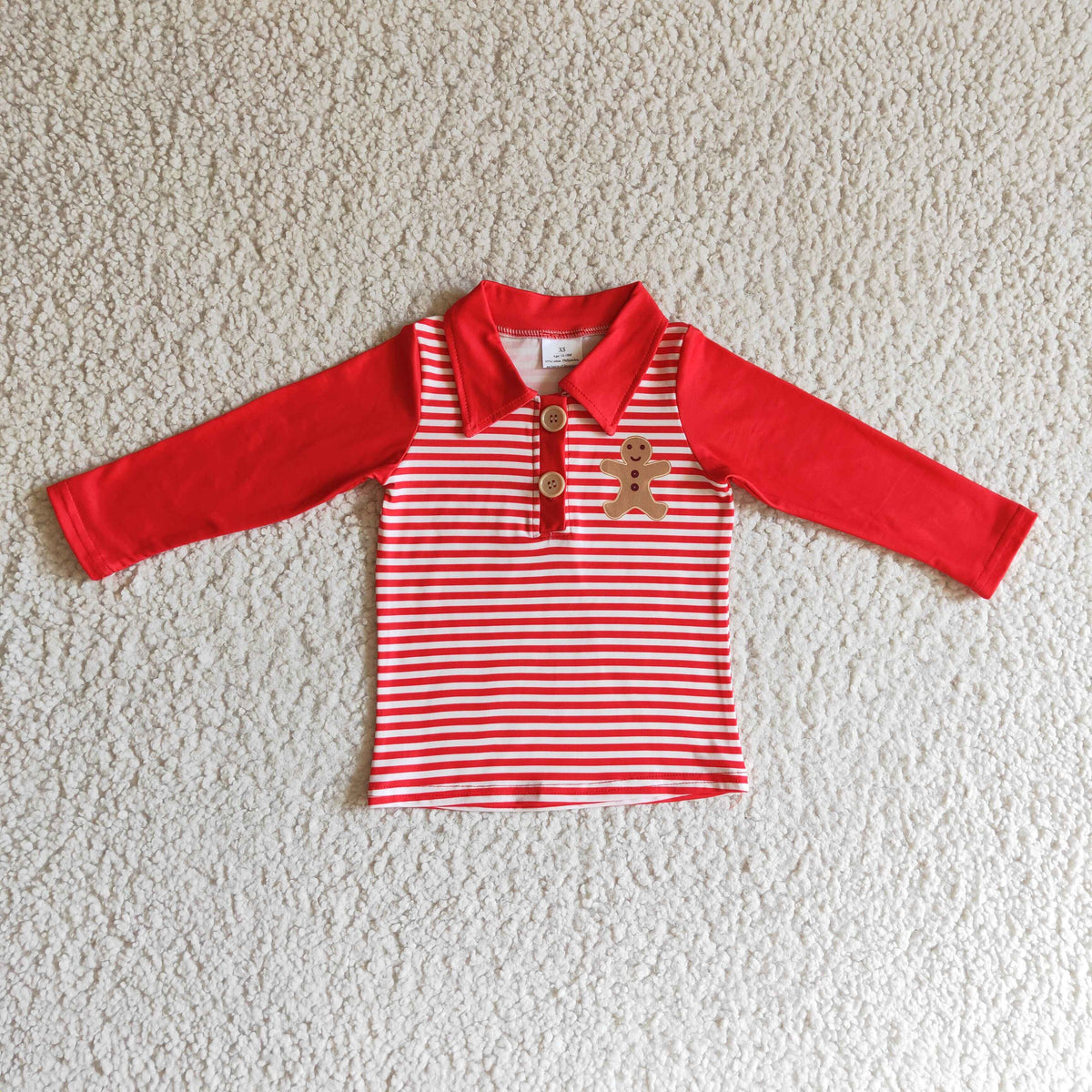 BT0040 boys christms long sleeve t-shirt print