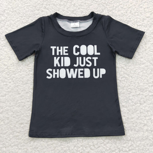BT0220 THE COOL black short-sleeved top