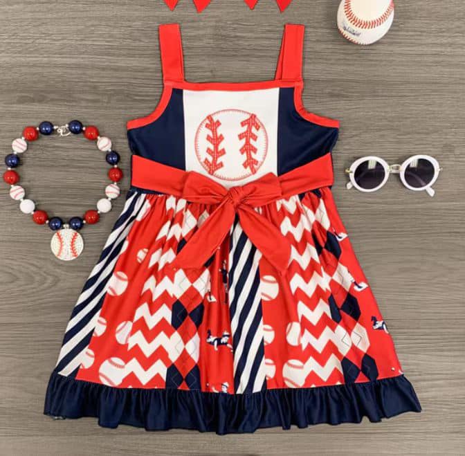 red twirl dress