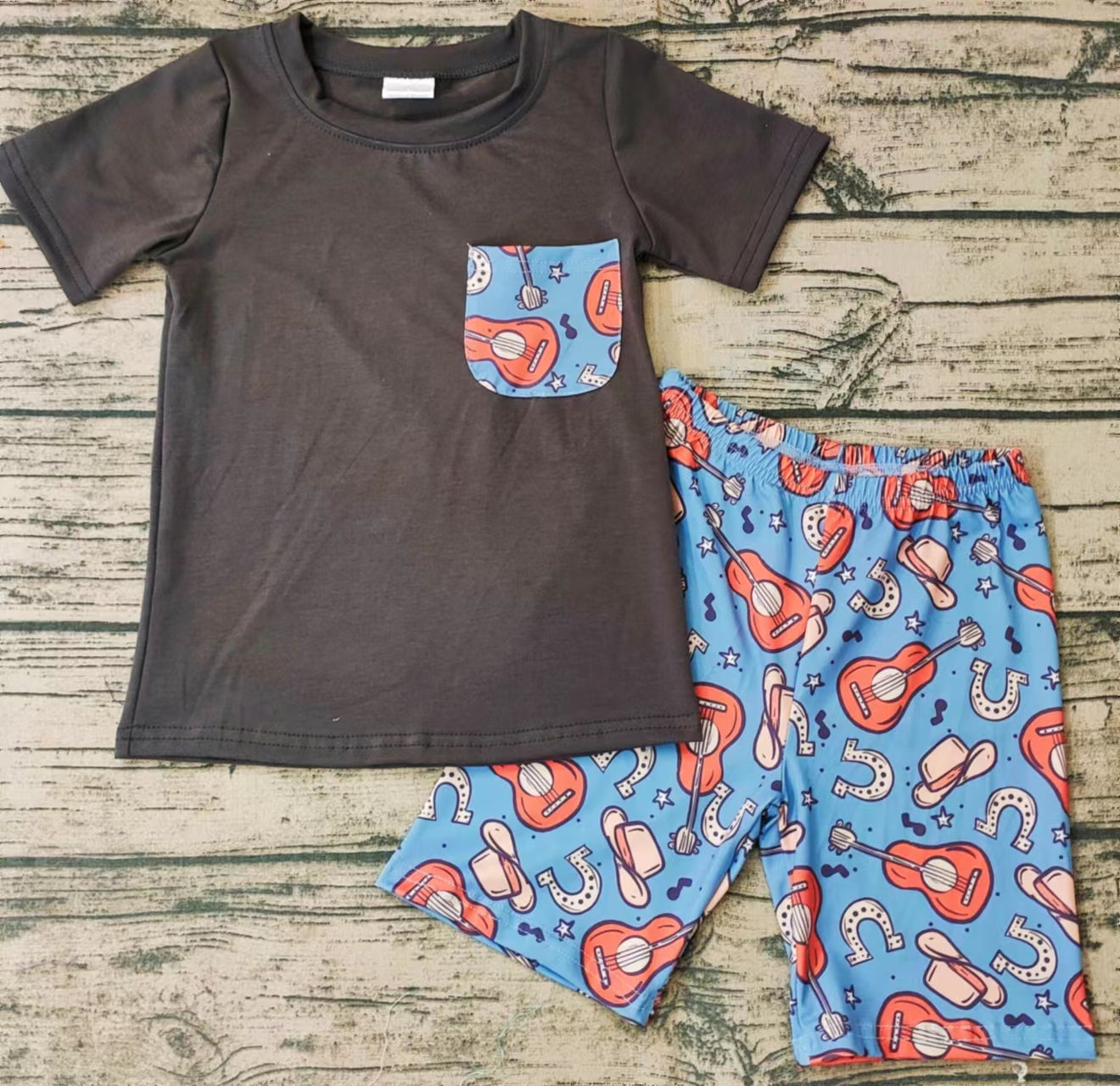 black boys top with shorts outfits